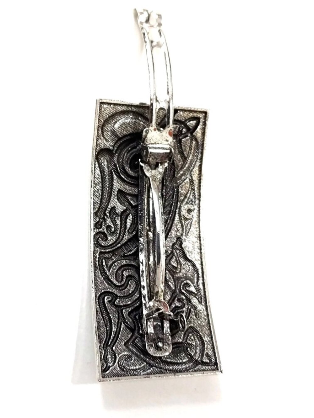 Celtic Dog Rectangular Hairclip - Picture 2 of 5
